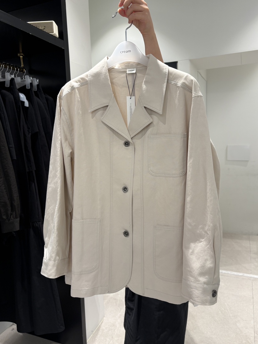 CREAM-P東大門直郵女士新品推薦職業人氣真品休閑26春夏夾克CREAM-P夾克圖色2