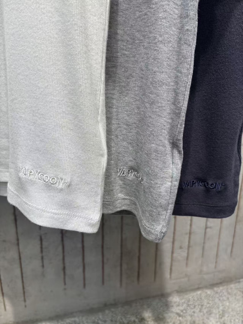 GVR COMPANY/RAWOO東大門直郵女裝新款26春夏休閑T恤羅紋GVR COMPANY/RAWOOT恤