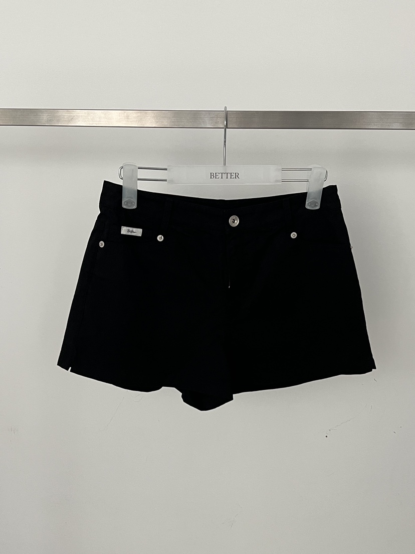 BETTER韓國代購女裝新品休閑人氣熱賣推薦時尚職業真品短褲BETTER短褲圖色2黑色