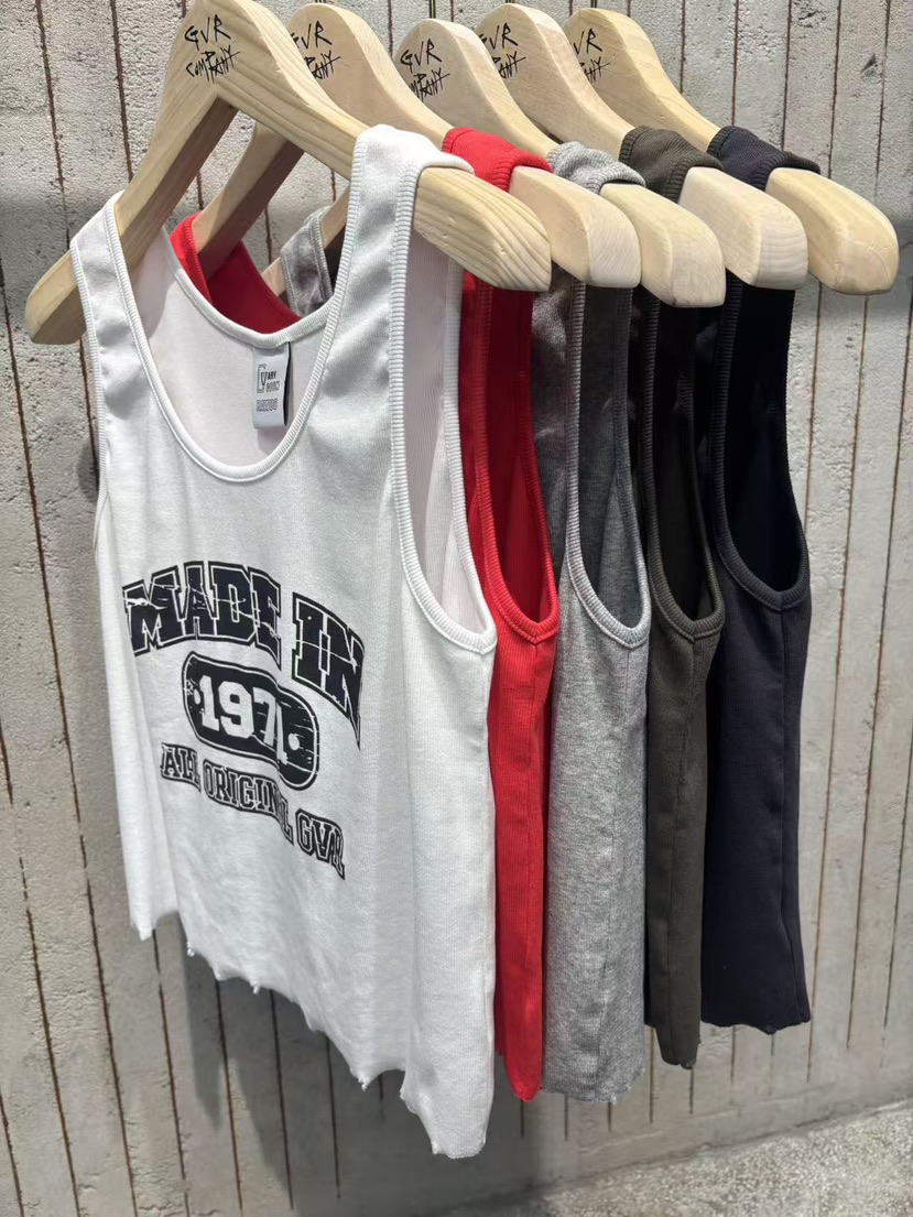 GVR COMPANY/RAWOO東大門代購女裝新品熱賣吊帶背心復古GVR COMPANY/RAWOO吊帶/背心