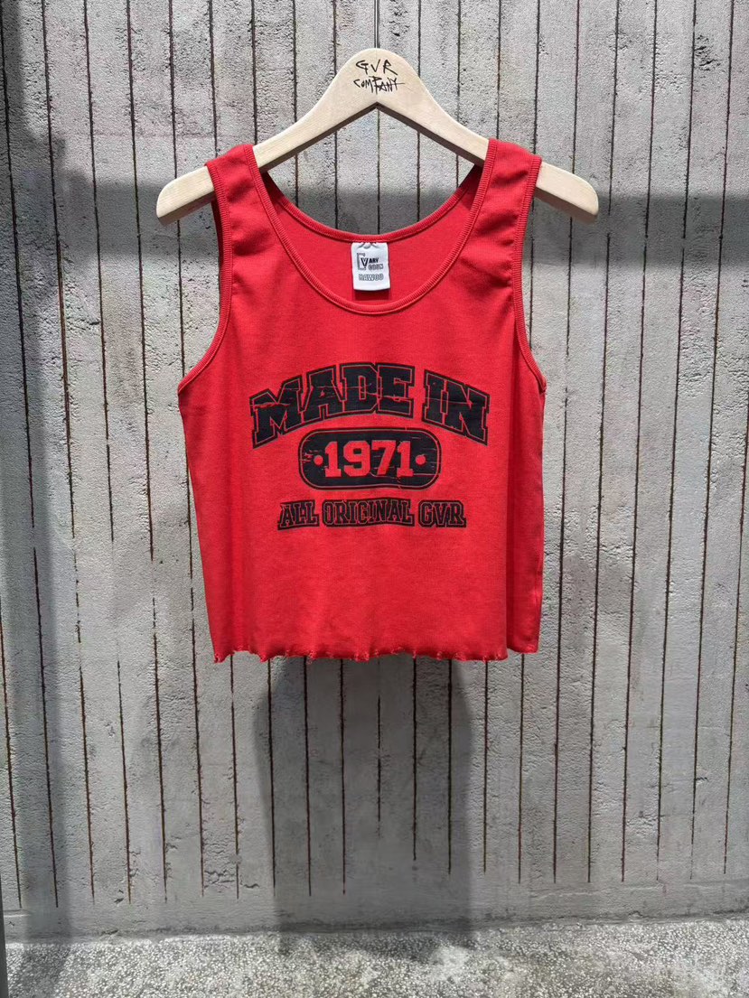 GVR COMPANY/RAWOO東大門代購女裝新品熱賣吊帶背心復古GVR COMPANY/RAWOO吊帶/背心圖色2