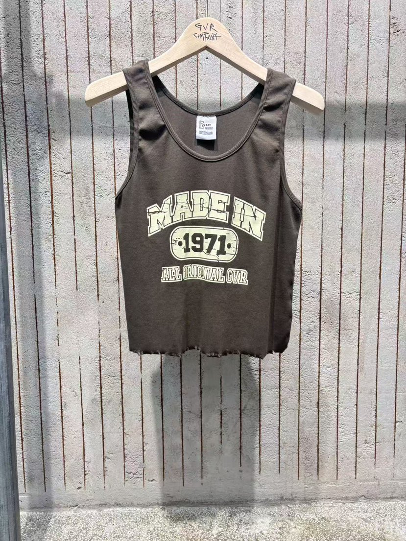 GVR COMPANY/RAWOO東大門代購女裝新品熱賣吊帶背心復古GVR COMPANY/RAWOO吊帶/背心圖色4