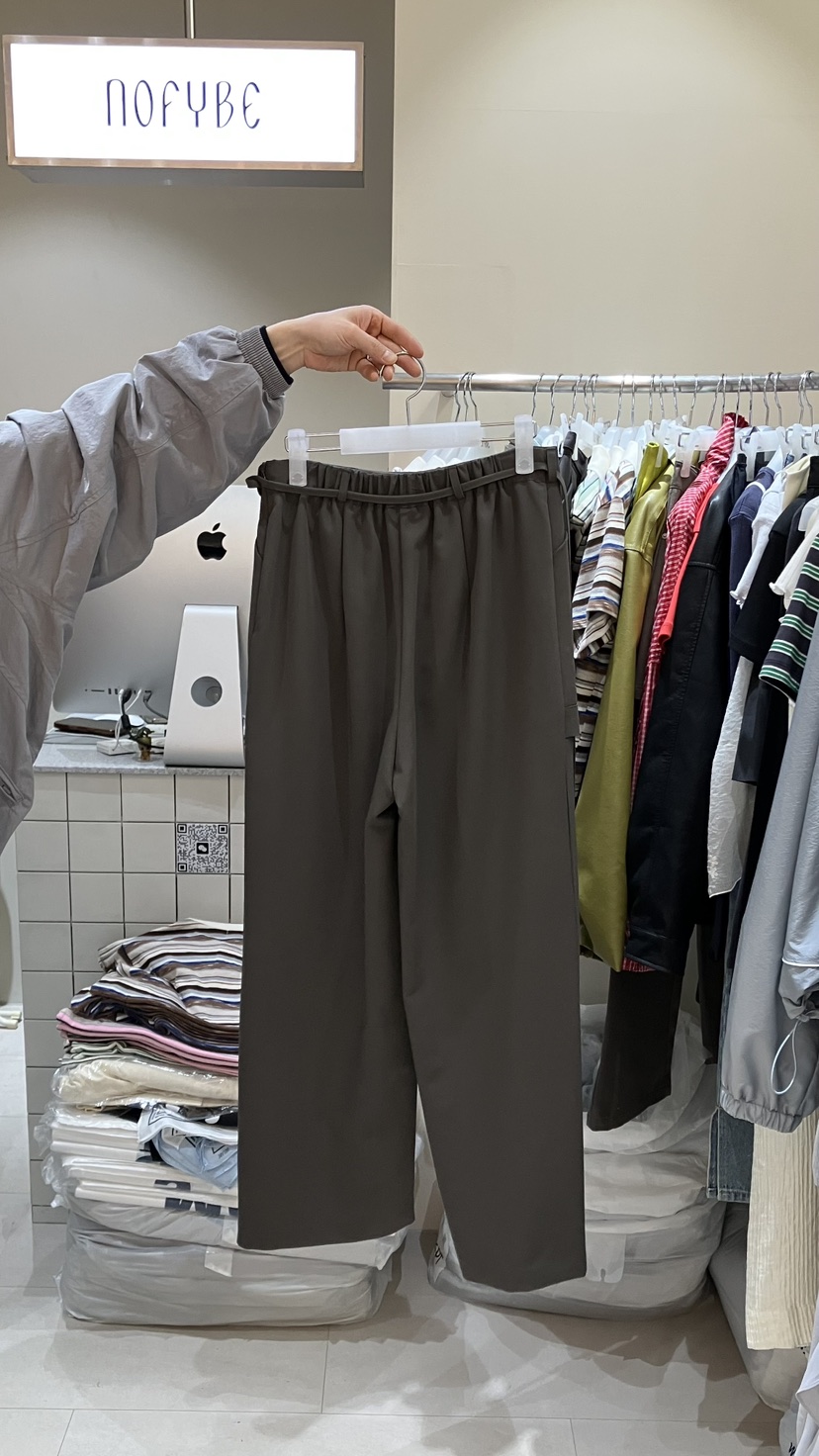 NOFYBE東大門直郵女裝新品推薦熱賣休閑職業26春夏休閑褲NOFYBE休閑褲