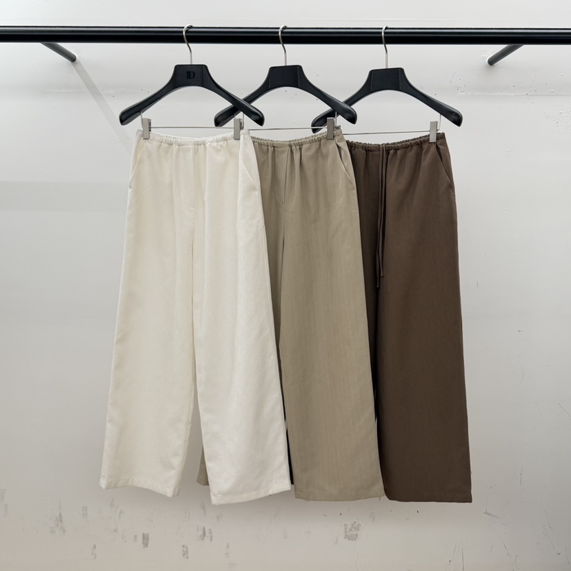 ID東大門實拍女裝新品熱賣休閑推薦人氣職業休閑褲亞麻布ID休閑褲