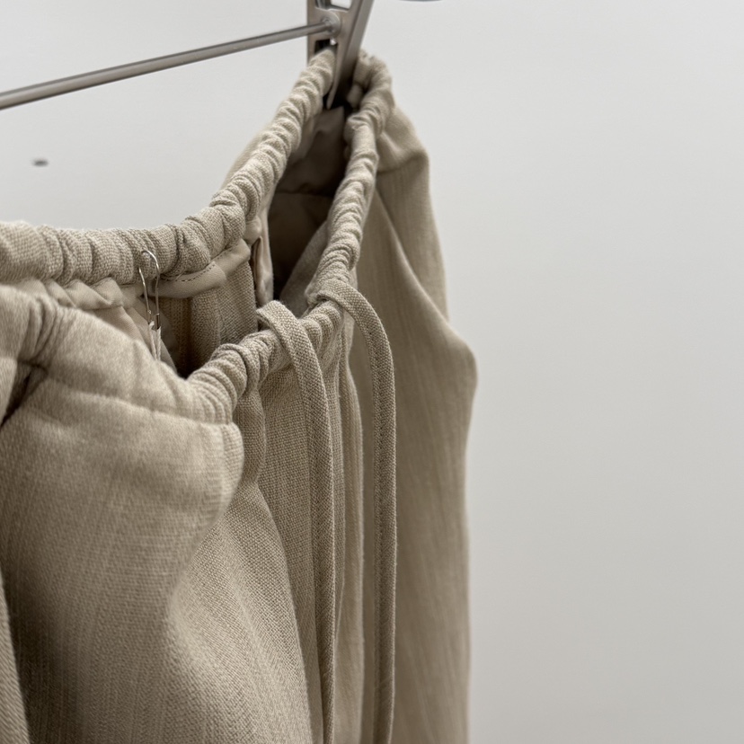 ID東大門實拍女裝新品熱賣休閑推薦人氣職業休閑褲亞麻布ID休閑褲