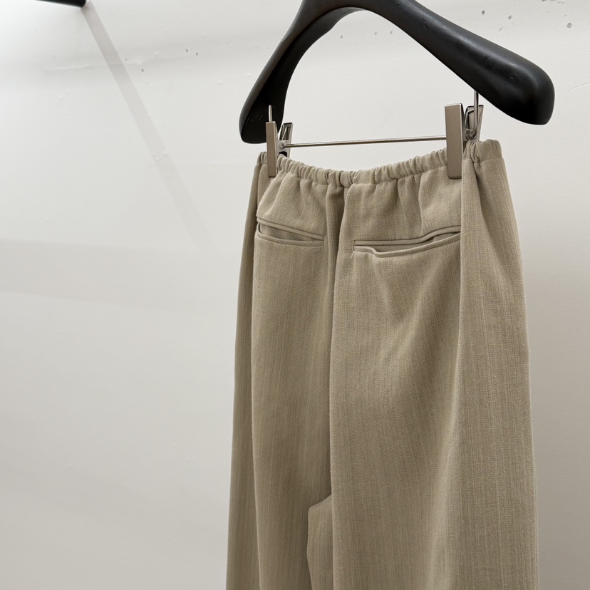 ID東大門實拍女裝新品熱賣休閑推薦人氣職業休閑褲亞麻布ID休閑褲