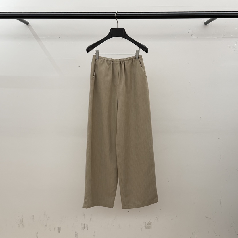 ID東大門實拍女裝新品熱賣休閑推薦人氣職業休閑褲亞麻布ID休閑褲圖色2