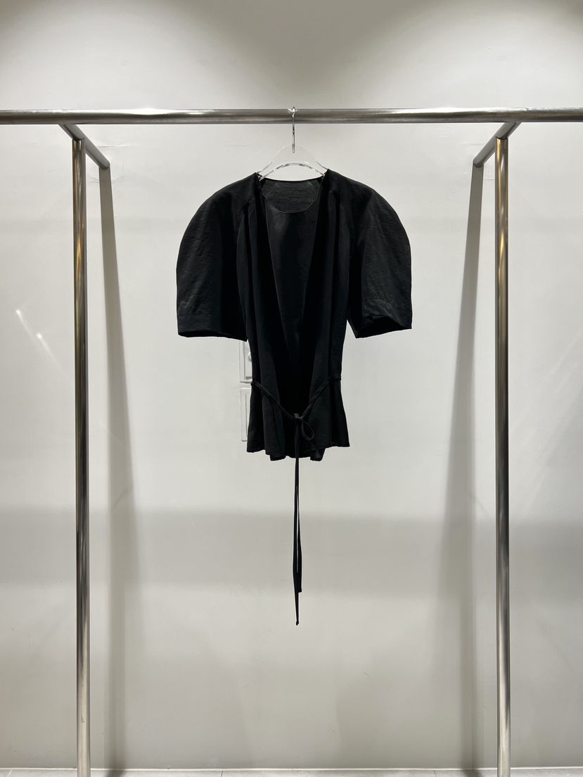 CESTLAVIE東大門實拍女裝新款職業熱賣真品襯衫蕾絲衫含腰繩CESTLAVIE襯衫/蕾絲衫圖色2