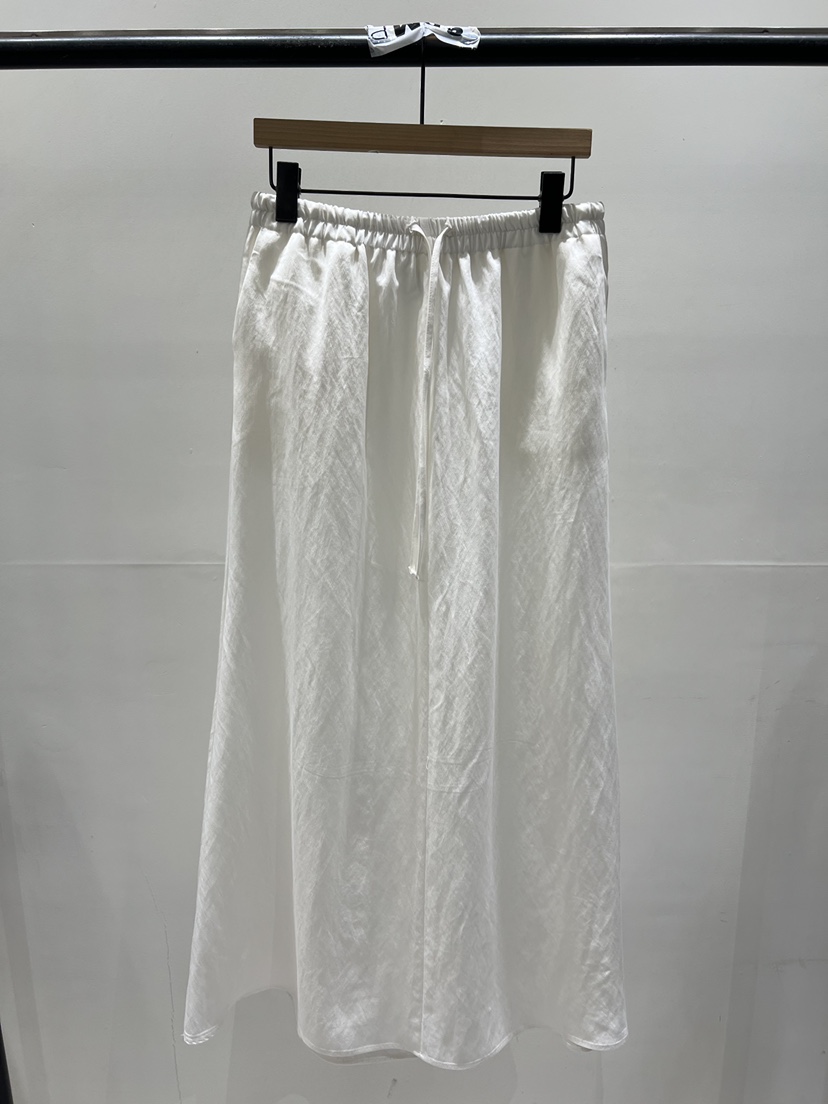 MAC東大門代購女裝新款人氣時尚職業26春夏真品長裙亞麻布THE FORWARD MAC長裙圖色1