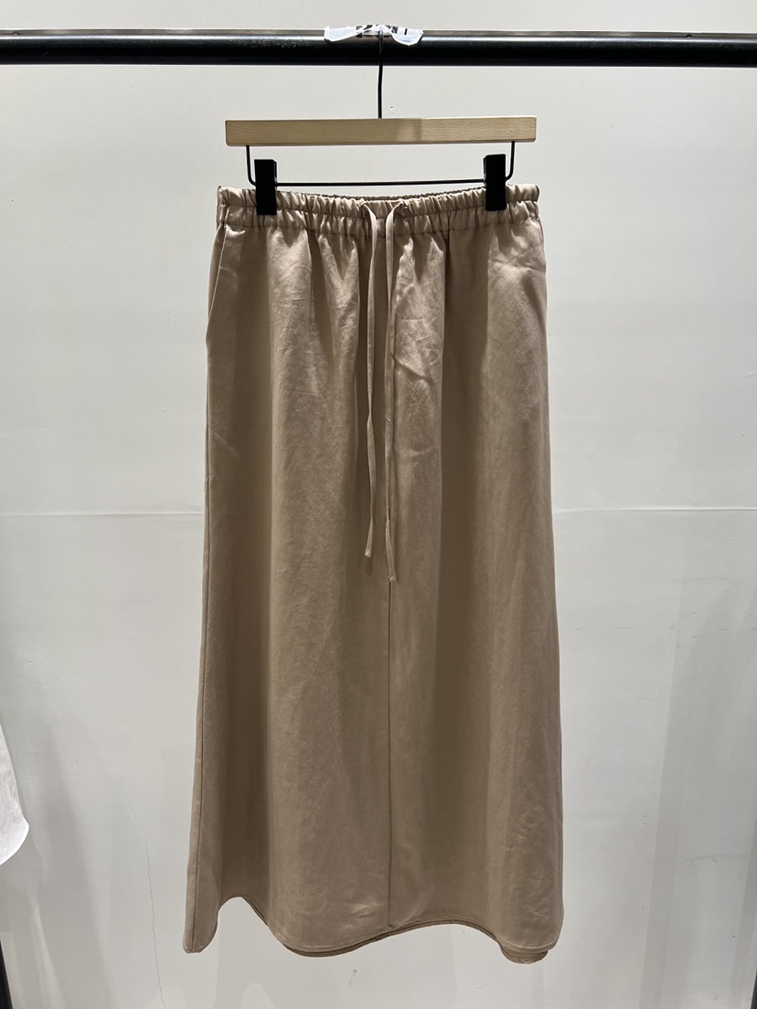 MAC東大門代購女裝新款人氣時尚職業26春夏真品長裙亞麻布THE FORWARD MAC長裙圖色2