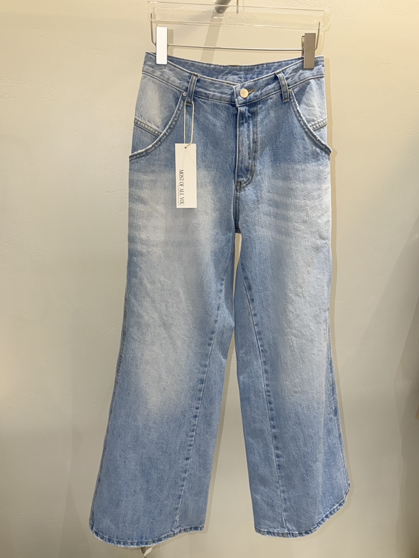 MOST OF ALL U東大門實拍女士新款職業真品時尚牛仔褲MOST OF ALL U牛仔褲圖色1