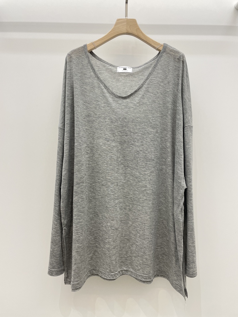 NYLON韓國代購女裝新款26春夏時尚休閑推薦熱賣長袖T恤天絲NYLON長袖T恤圖色3