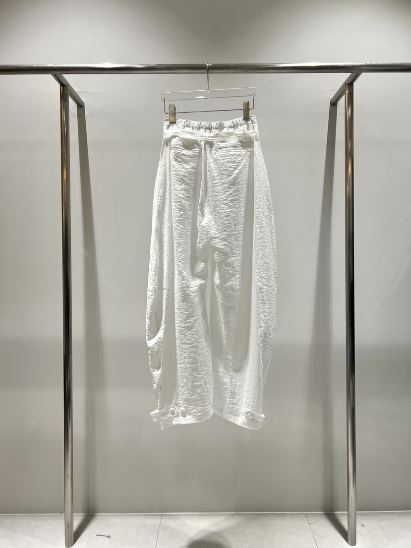 CESTLAVIE韓國直郵女士新款26春夏推薦人氣休閑褲含腰帶亞麻CESTLAVIE休閑褲