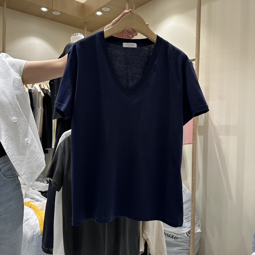 VINTAGE VIBE東大門直郵女裝新品時尚休閑熱賣真品職業T恤VINTAGE VIBET恤圖色3