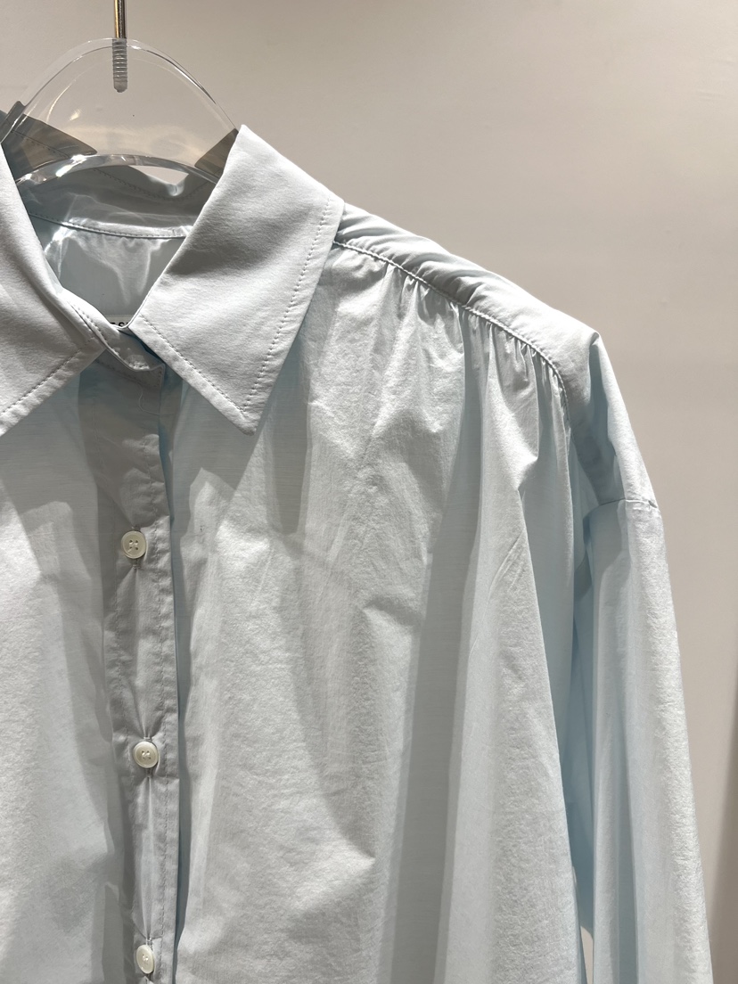 CESTLAVIE韓國直郵女士新品真品休閑推薦26春夏襯衫蕾絲衫褶皺CESTLAVIE襯衫/蕾絲衫