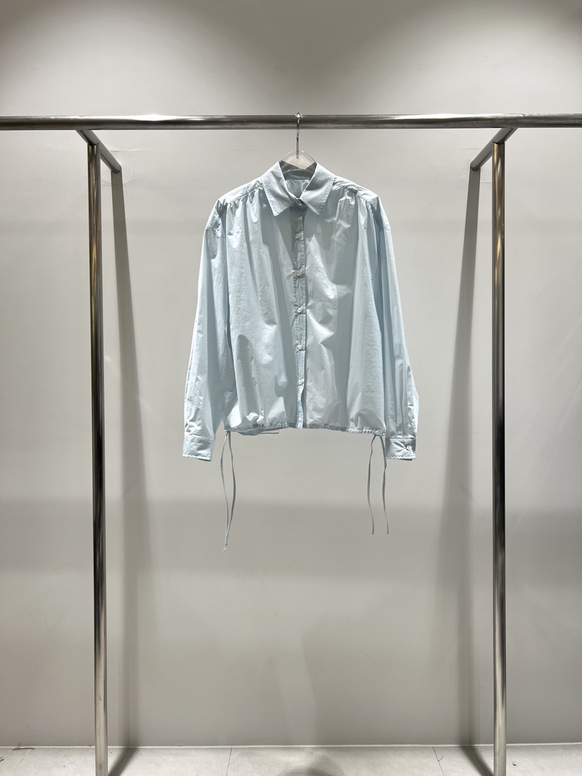 CESTLAVIE韓國直郵女士新品真品休閑推薦26春夏襯衫蕾絲衫褶皺CESTLAVIE襯衫/蕾絲衫圖色1