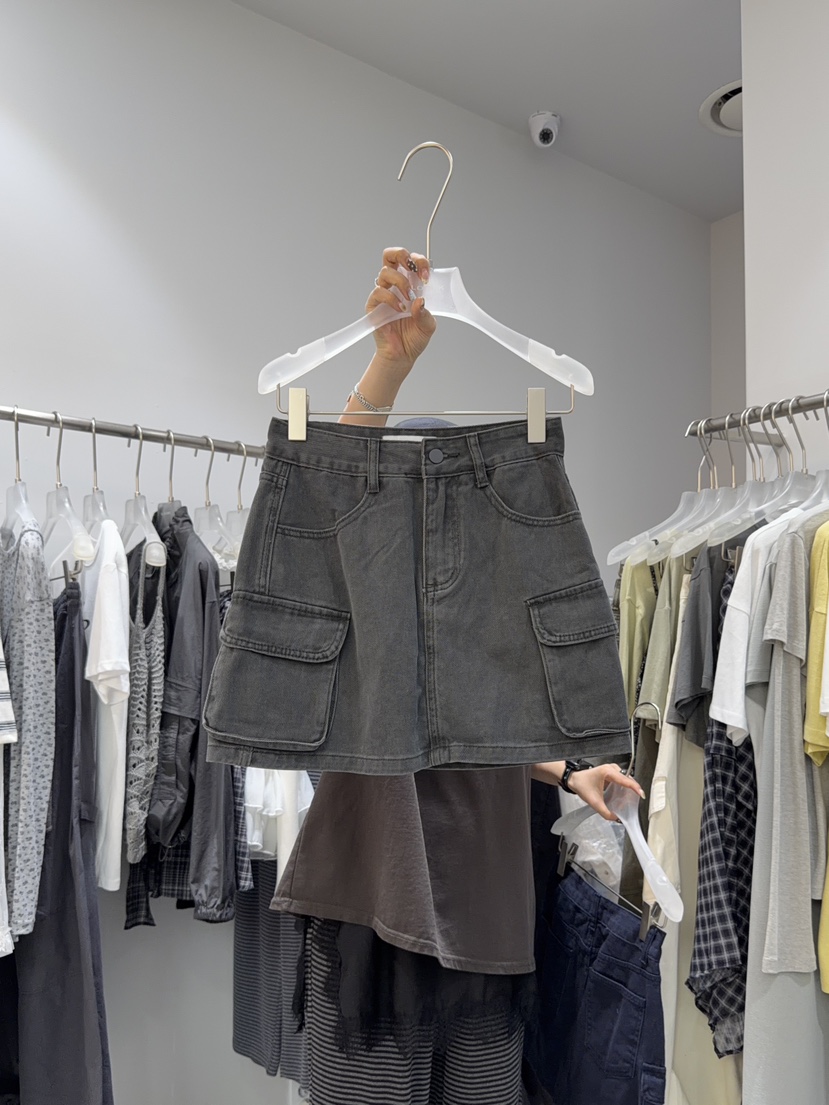 LOOKK/MIMME東大門代購女士新款26春夏熱賣真品休閑短裙LOOKK/MIMME短裙圖色2