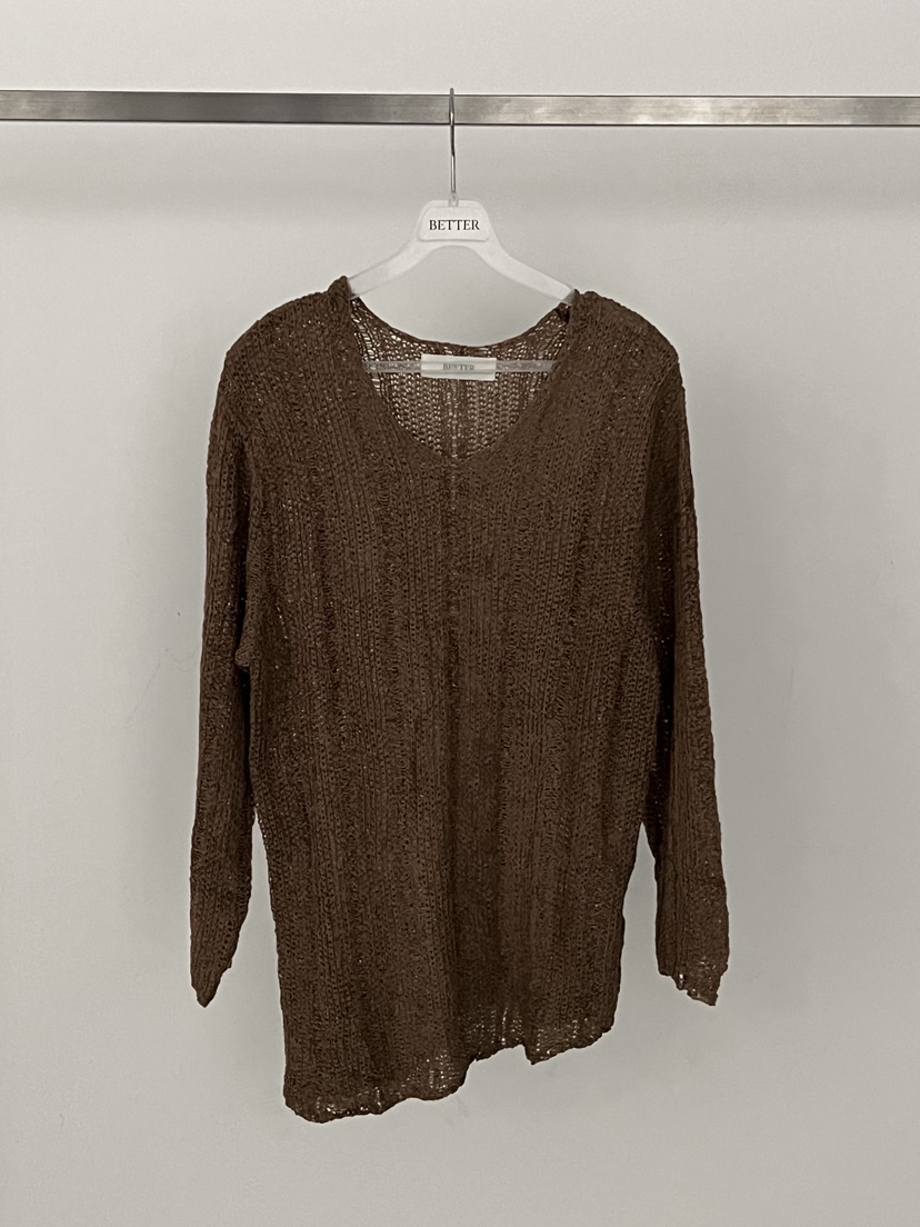 BETTER韓國直郵女士新品時尚休閑推薦熱賣真品人氣針織衫BETTER針織衫圖色2