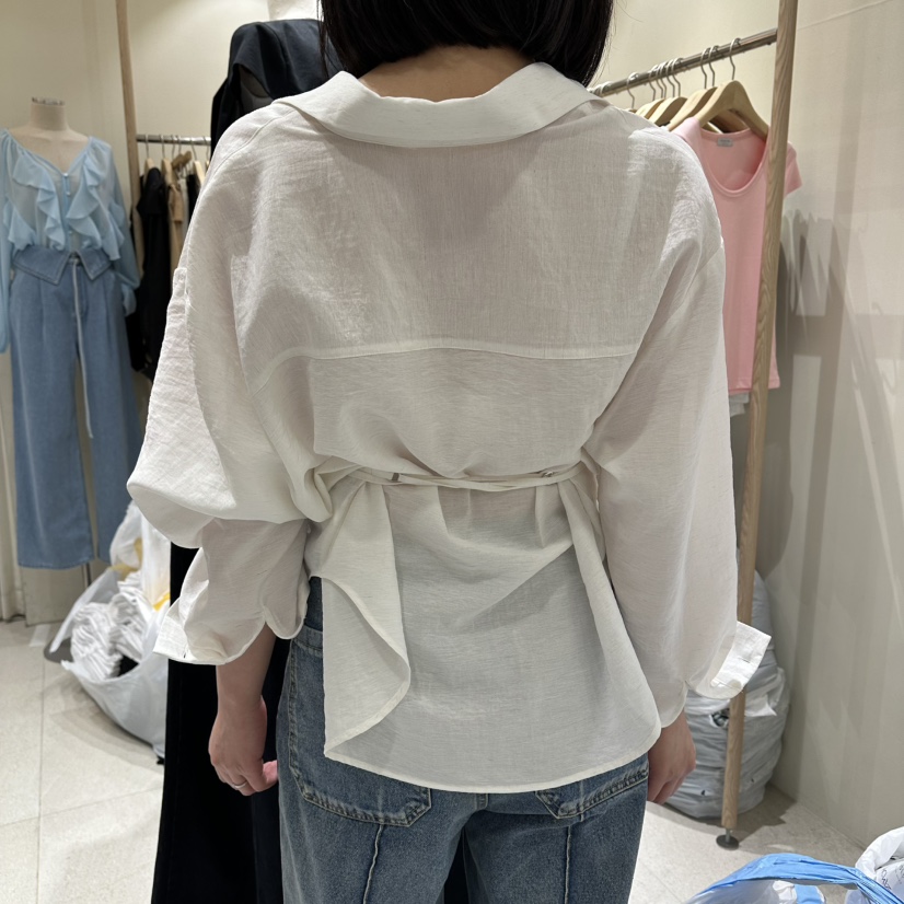 VINTAGE VIBE東大門直郵女裝新品休閑真品襯衫蕾絲衫亞麻VINTAGE VIBE襯衫/蕾絲衫