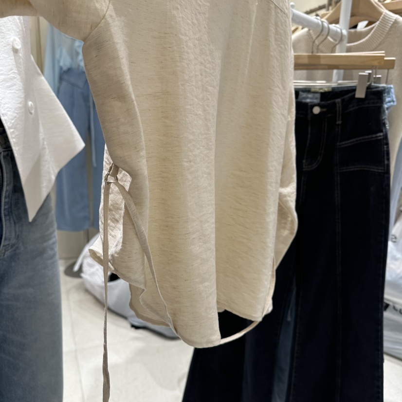 VINTAGE VIBE東大門直郵女裝新品休閑真品襯衫蕾絲衫亞麻VINTAGE VIBE襯衫/蕾絲衫