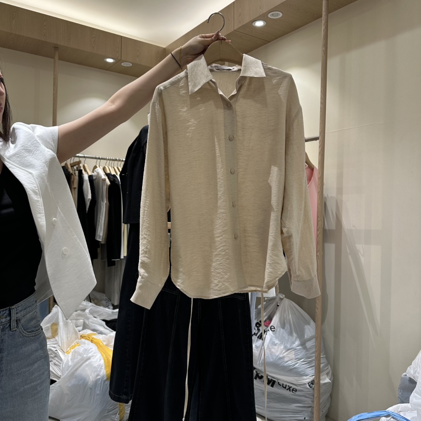 VINTAGE VIBE東大門直郵女裝新品休閑真品襯衫蕾絲衫亞麻VINTAGE VIBE襯衫/蕾絲衫圖色2