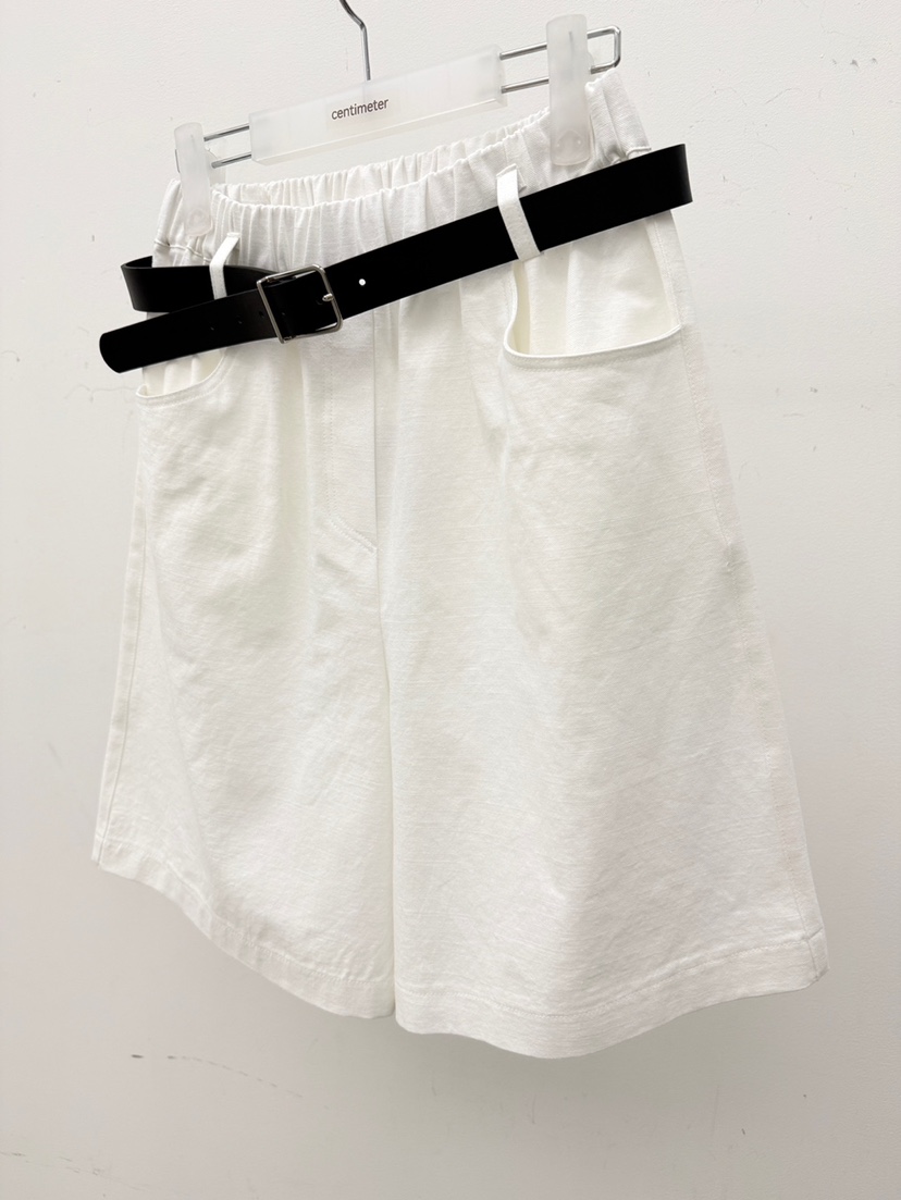 CM韓國東大門代購女裝新品人氣時尚26春夏休閑短褲不含腰帶CM_centimeter短褲圖色1