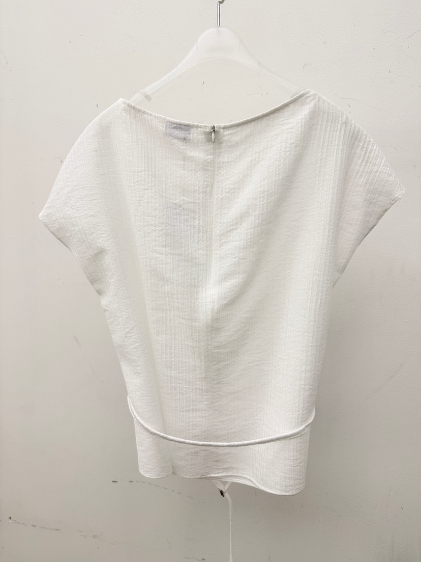 CM韓國東大門代購女士新品26春夏時尚休閑襯衫蕾絲衫含腰繩CM_centimeter襯衫/蕾絲衫