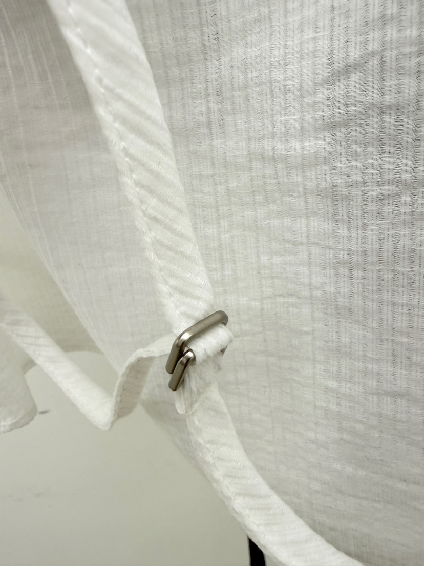 CM韓國東大門代購女士新品26春夏時尚休閑襯衫蕾絲衫含腰繩CM_centimeter襯衫/蕾絲衫