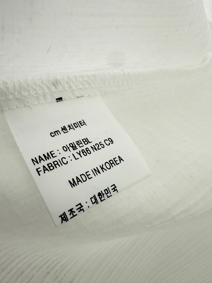 CM韓國東大門代購女士新品26春夏時尚休閑襯衫蕾絲衫含腰繩CM_centimeter襯衫/蕾絲衫