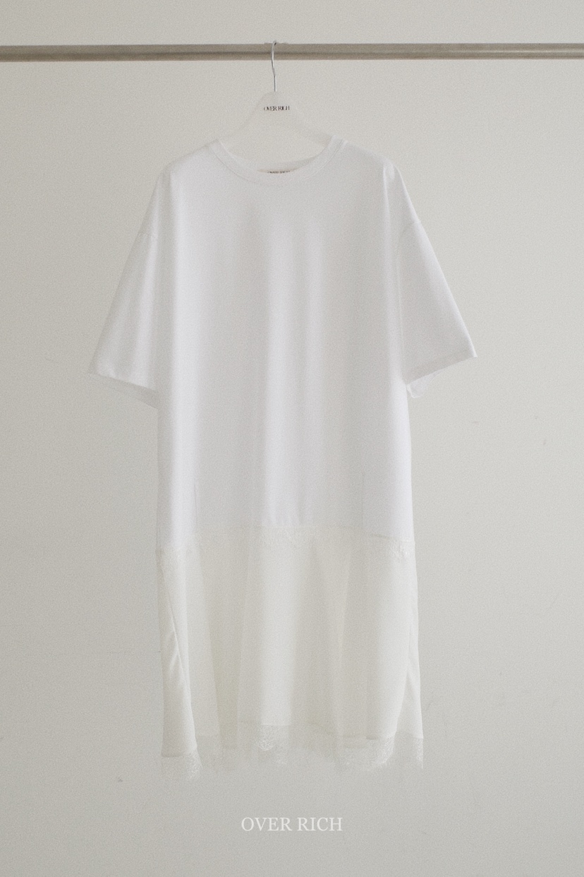 OVER RICH韓國代購女士新款人氣時尚職業熱賣連衣裙蕾絲OVER RICH連衣裙圖色1