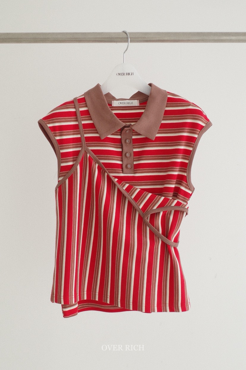 OVER RICH韓國直郵女士新品推薦人氣26春夏真品吊帶背心OVER RICH吊帶/背心