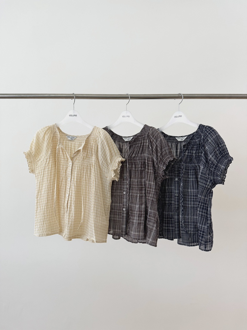 ERUME韓國代購女裝新品時尚人氣職業熱賣推薦26春夏襯衫蕾絲衫ERUME襯衫/蕾絲衫