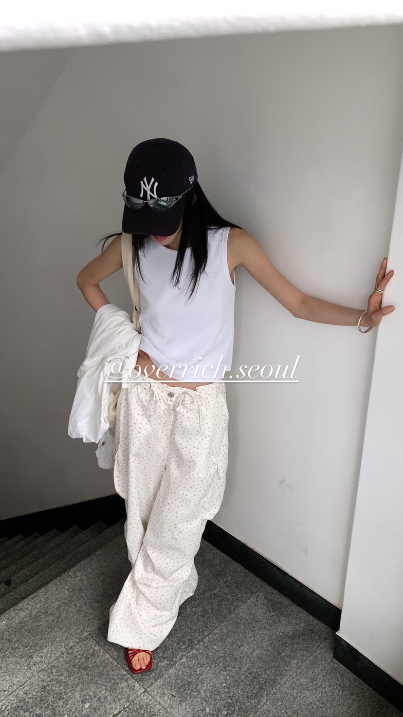 OVER RICH韓國東大門代購女裝新款熱賣人氣26春夏休閑褲OVER RICH休閑褲