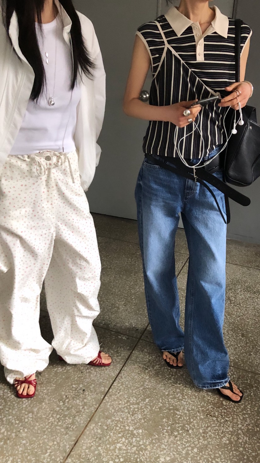 OVER RICH韓國東大門代購女裝新款熱賣人氣26春夏休閑褲OVER RICH休閑褲