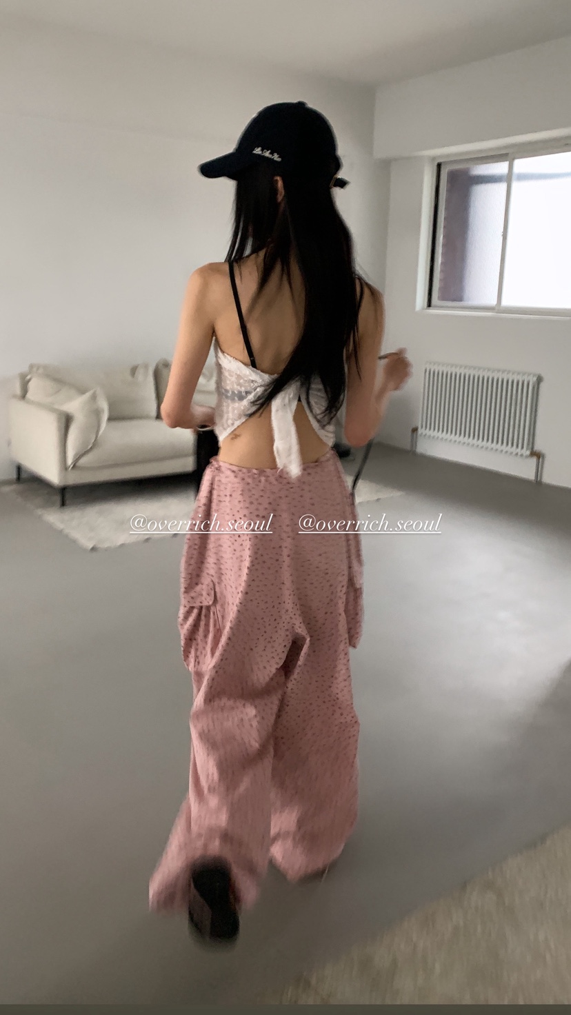 OVER RICH韓國東大門代購女裝新款熱賣人氣26春夏休閑褲OVER RICH休閑褲