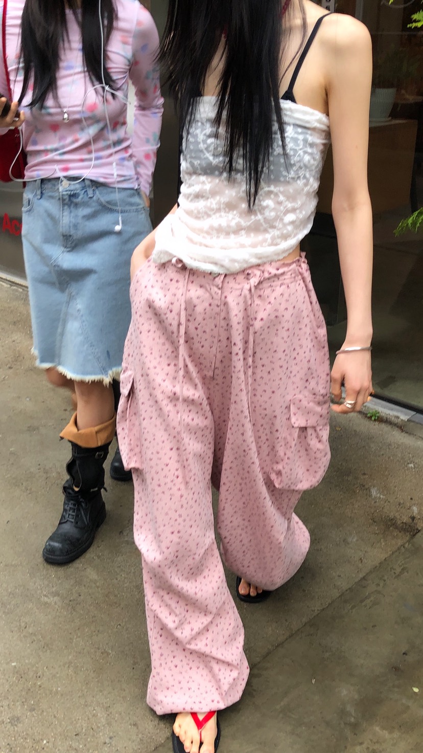 OVER RICH韓國東大門代購女裝新款熱賣人氣26春夏休閑褲OVER RICH休閑褲