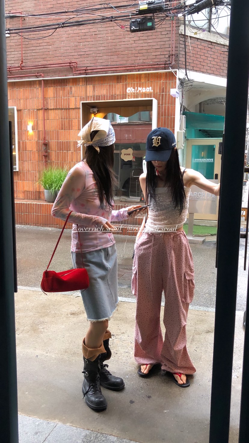 OVER RICH韓國東大門代購女裝新款熱賣人氣26春夏休閑褲OVER RICH休閑褲