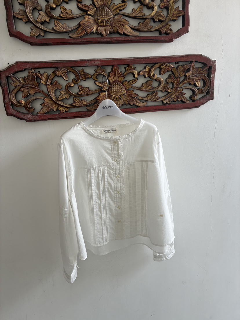 ERUME東大門實拍女士新品人氣職業時尚推薦熱賣襯衫蕾絲衫ERUME襯衫/蕾絲衫