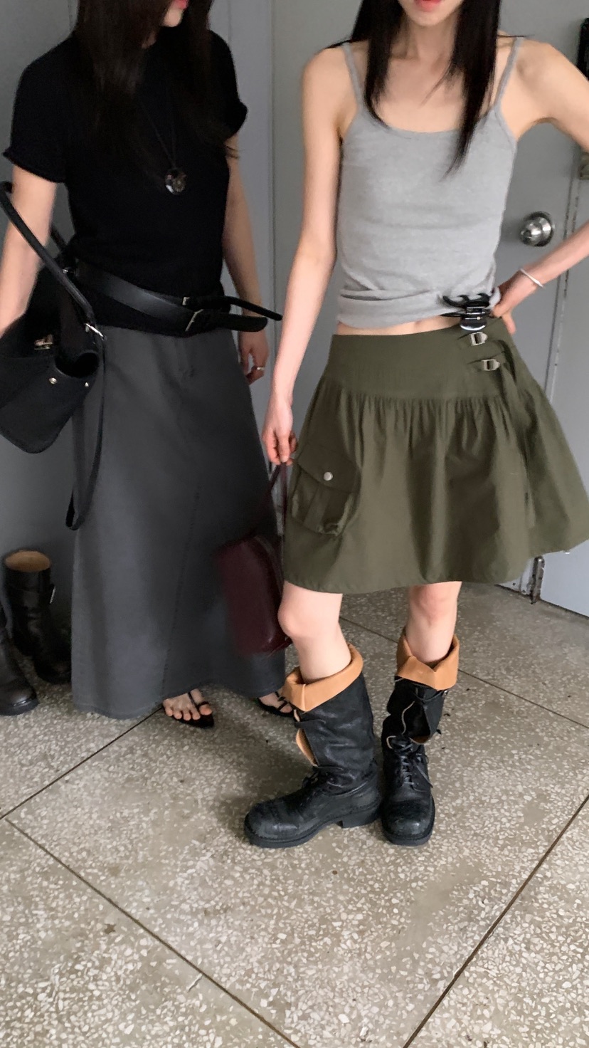 OVER RICH韓國代購女士新品休閑26春夏職業熱賣時尚短裙OVER RICH短裙