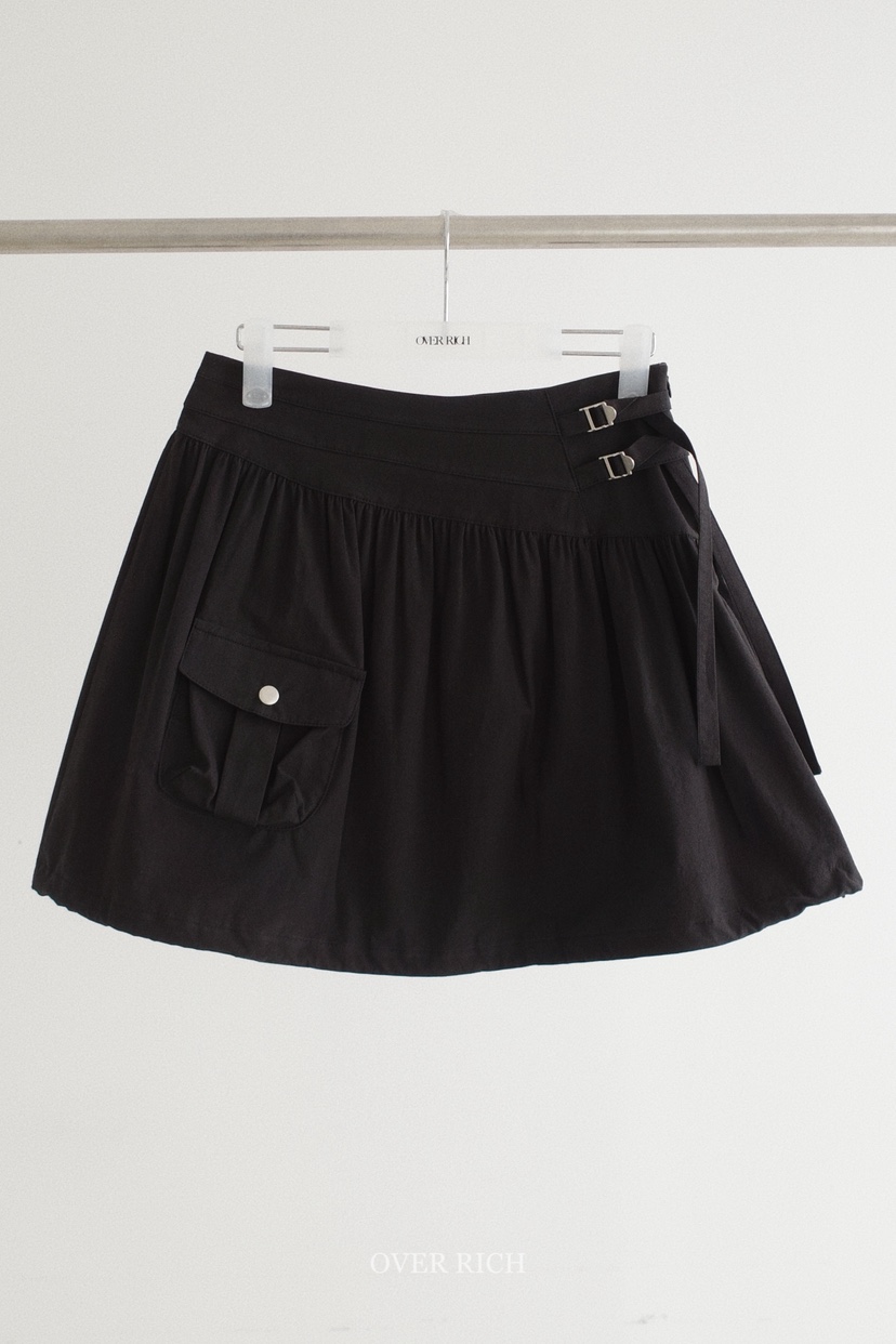 OVER RICH韓國代購女士新品休閑26春夏職業熱賣時尚短裙OVER RICH短裙圖色3