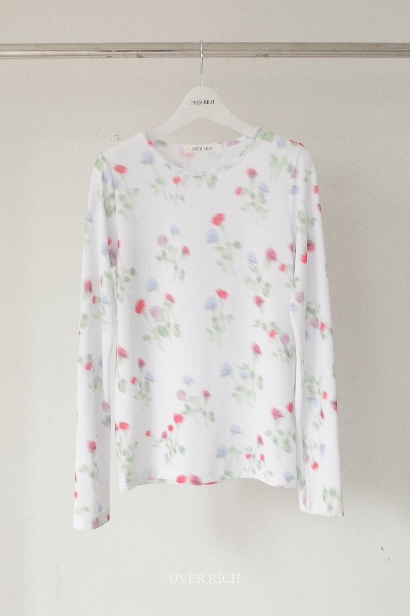 OVER RICH韓國東大門直郵女裝新款推薦26春夏熱賣長袖T恤OVER RICH長袖T恤圖色1