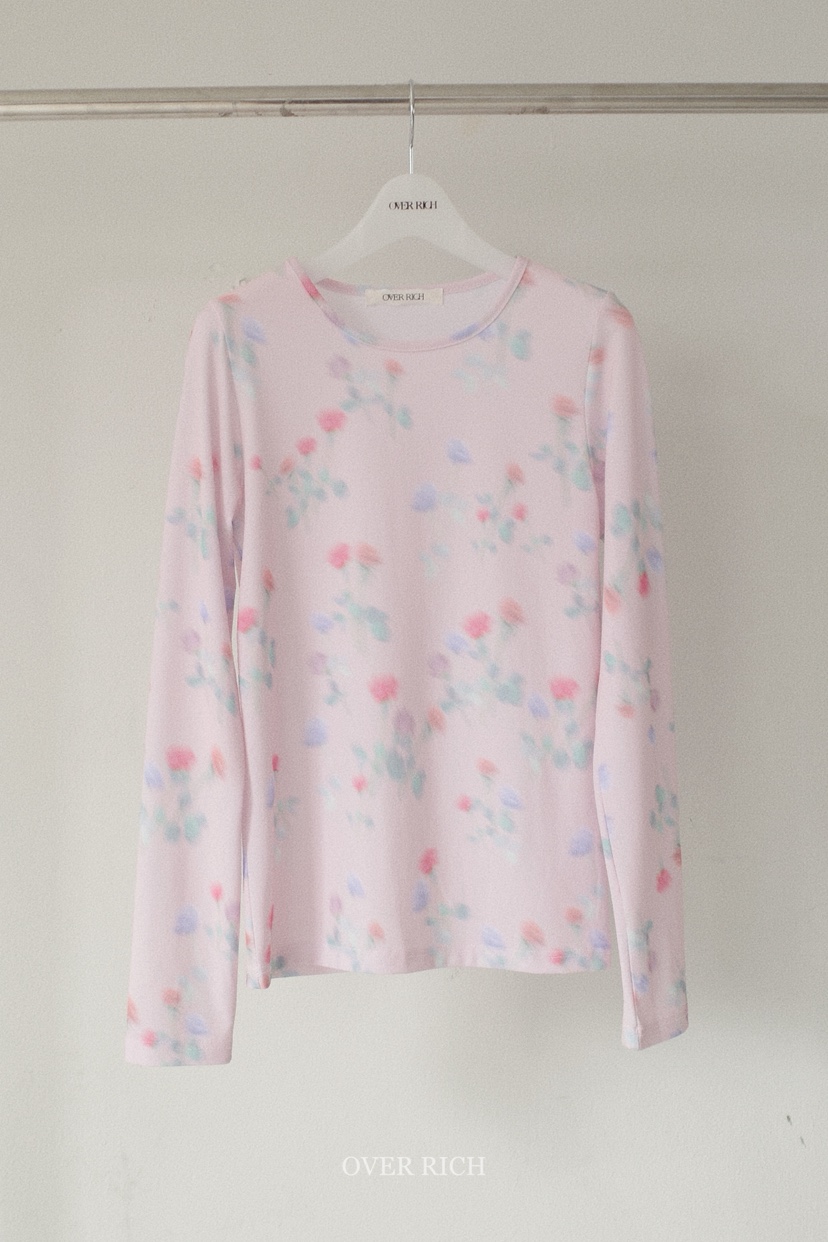 OVER RICH韓國東大門直郵女裝新款推薦26春夏熱賣長袖T恤OVER RICH長袖T恤圖色3