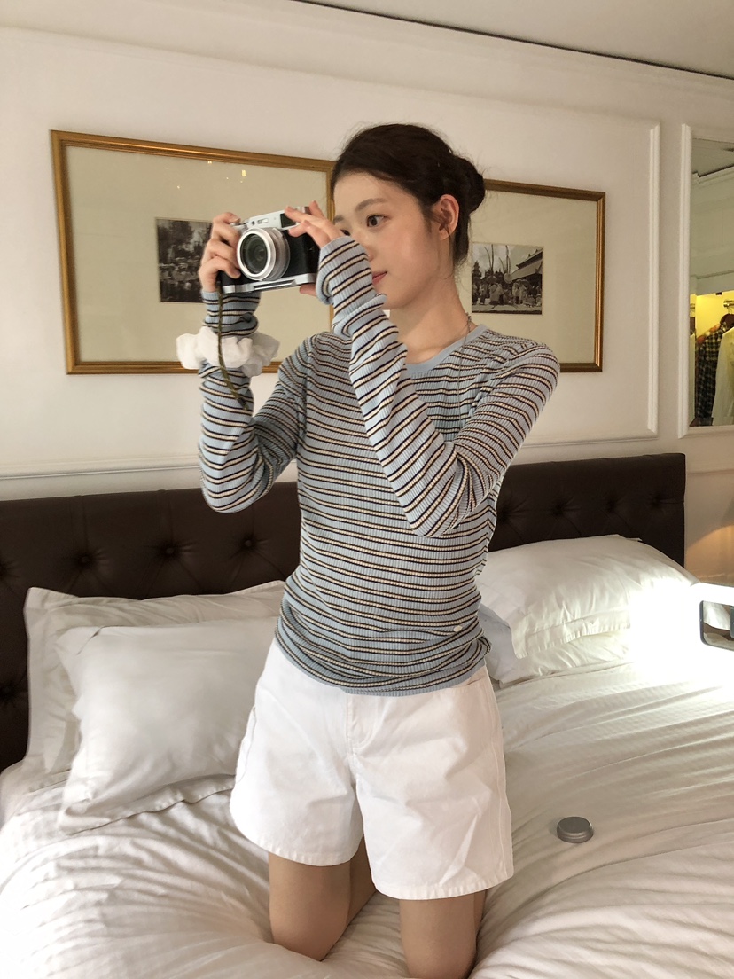 ERUME韓國代購女士新品推薦26春夏人氣熱賣休閑時尚針織衫ERUME針織衫