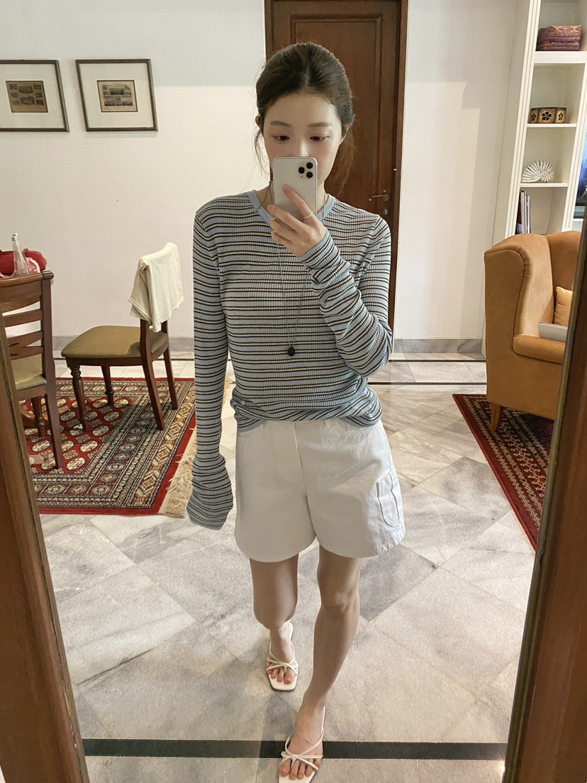 ERUME韓國代購女士新品推薦26春夏人氣熱賣休閑時尚針織衫ERUME針織衫