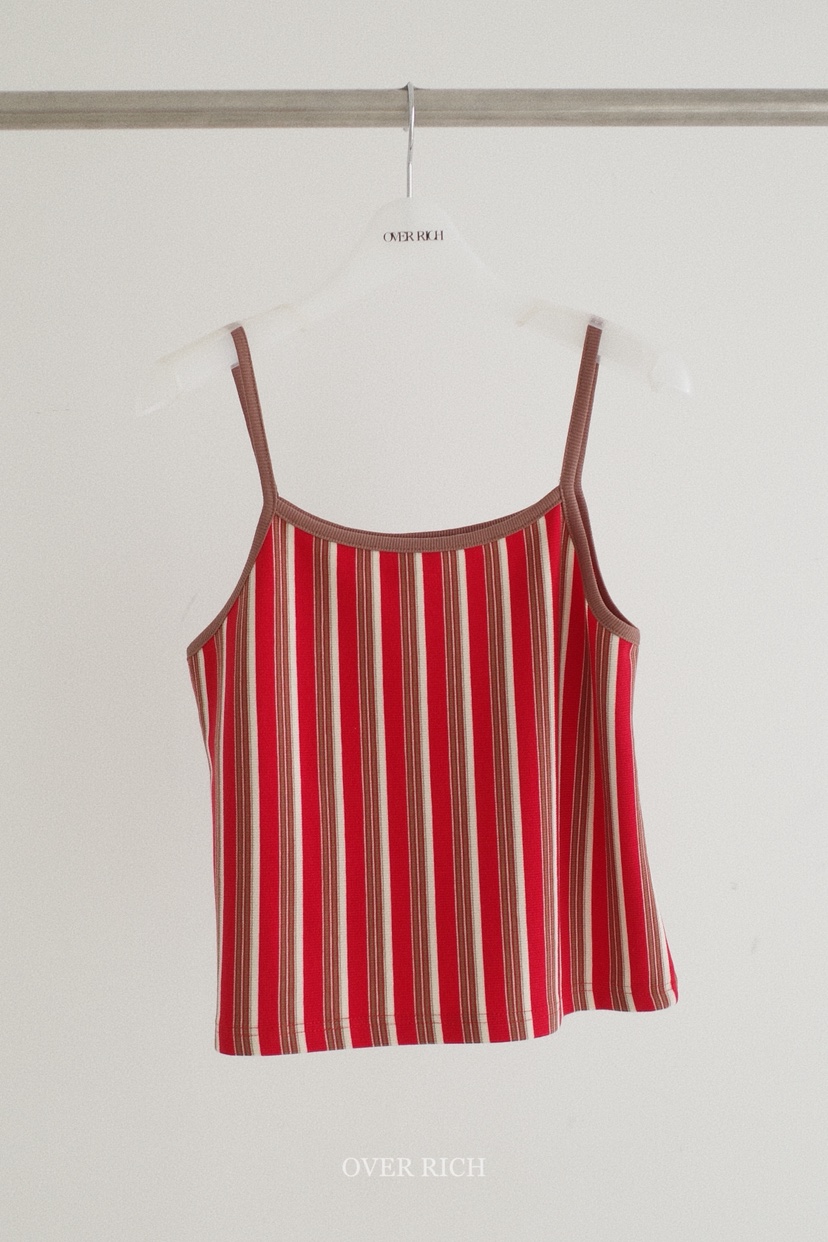 OVER RICH東大門代購女士新品人氣休閑職業真品吊帶背心OVER RICH吊帶/背心圖色1