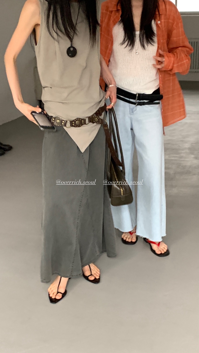 OVER RICH韓國東大門直郵女裝新款時尚26春夏人氣推薦長裙OVER RICH長裙