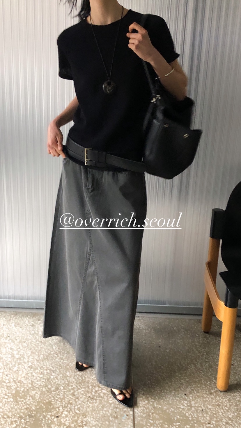 OVER RICH韓國東大門直郵女裝新款時尚26春夏人氣推薦長裙OVER RICH長裙