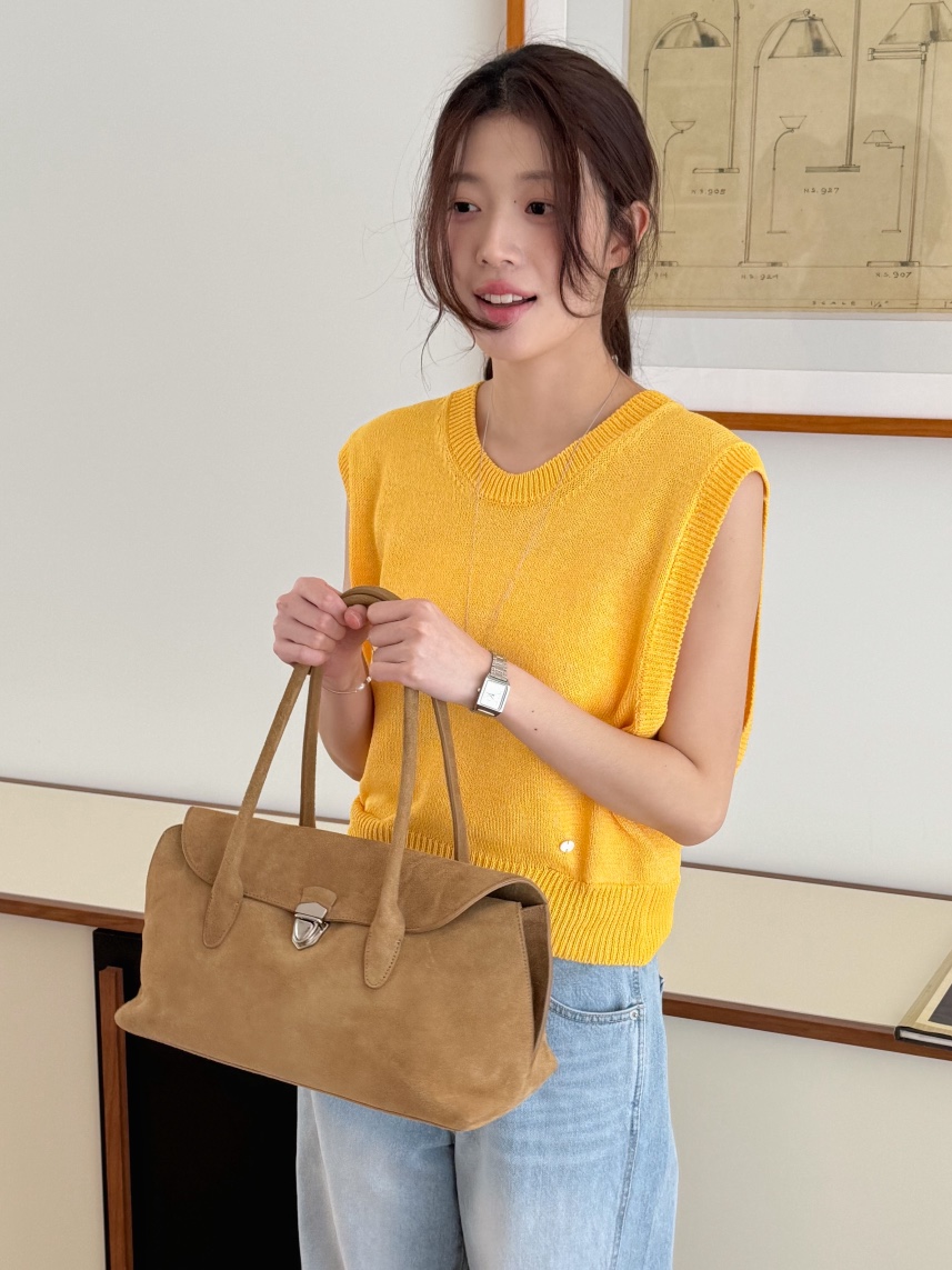 ERUME韓國代購女裝新品職業推薦手拿包腋下包不含小包皮革ERUME手拿包/腋下包