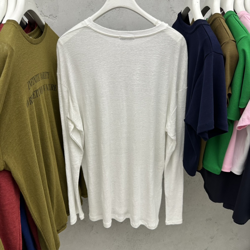 SIXTEEN韓國直郵實拍女士新款熱賣26春夏推薦職業長袖T恤SIXTEEN長袖T恤