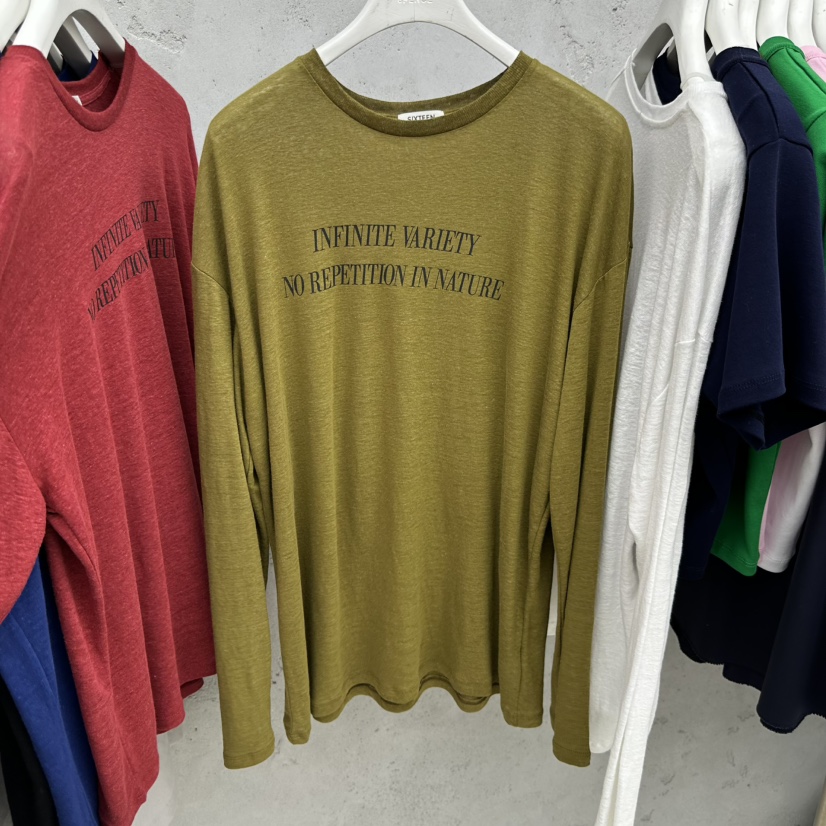 SIXTEEN韓國直郵實拍女士新款熱賣26春夏推薦職業長袖T恤SIXTEEN長袖T恤圖色2